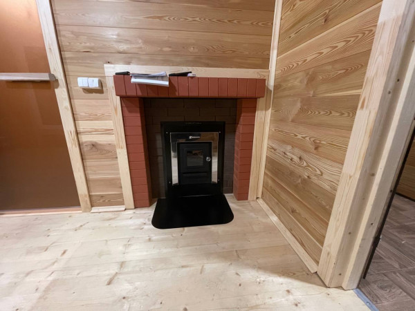 Баня Парыч на участке заказчика
